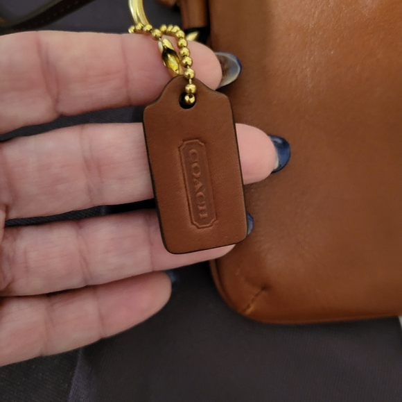 Coach Brown Leather Wristlet - Picture 5 of 5